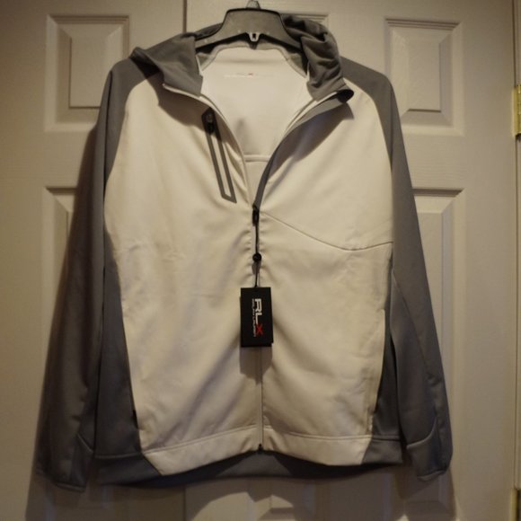 Polo Ralph Lauren Other - BNWT Ralph Lauren RLX White/Gray Golf  Hoodie  XL